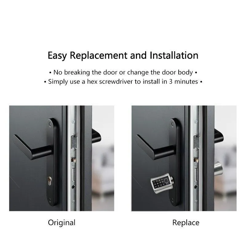 Multi-functional Biometric Cylinder Smart Door Lock