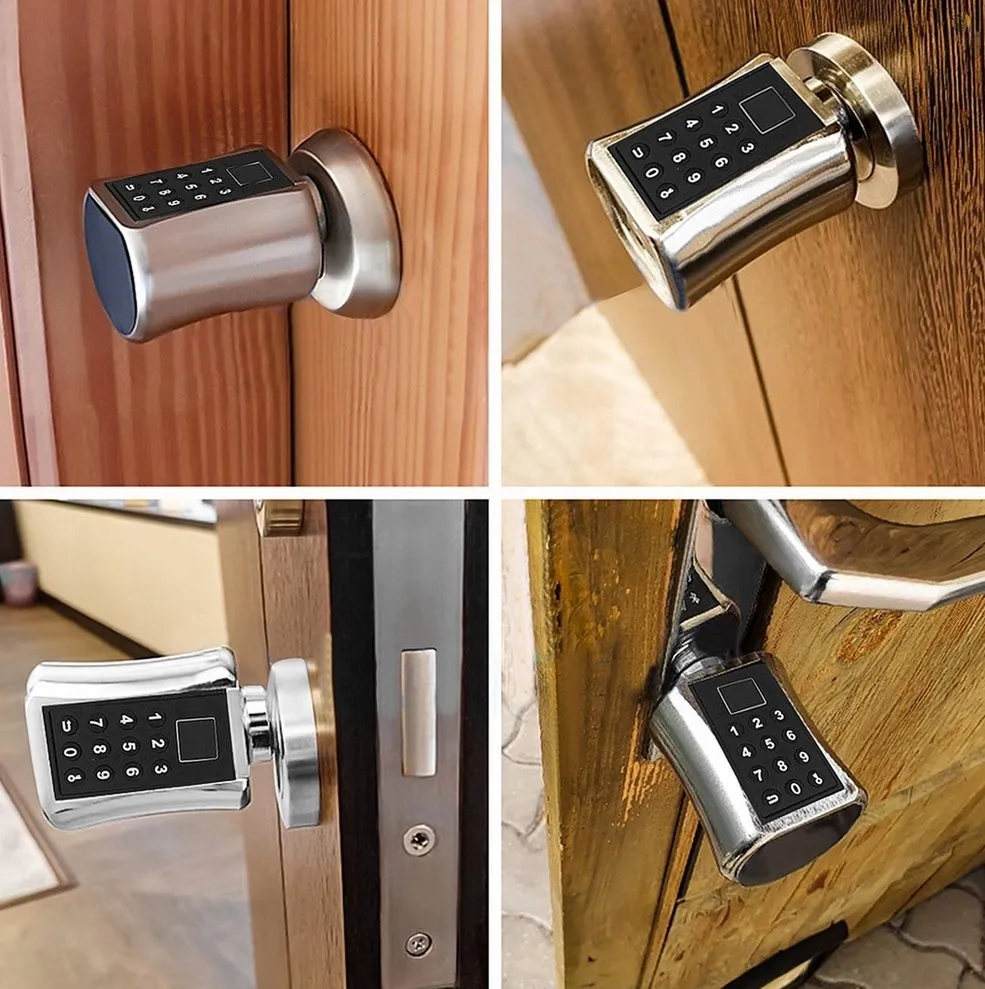 Multi-functional Biometric Cylinder Smart Door Lock