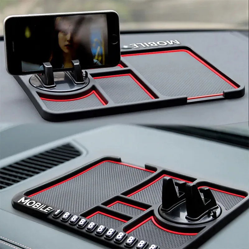 Multifunctional Car Anti-Slip Mat Auto Phone Holder