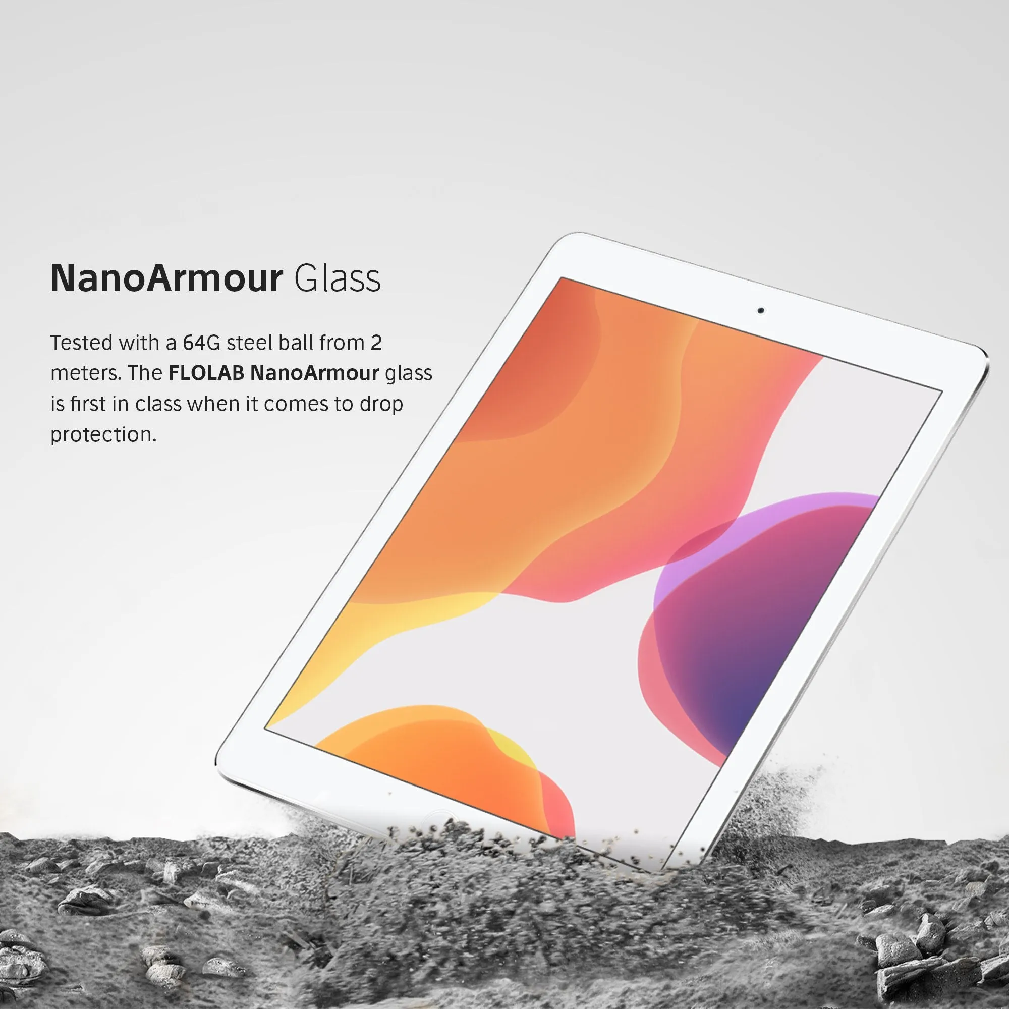 NanoArmour 10.2-inch iPad 7 Anti-Glare Screen Protector