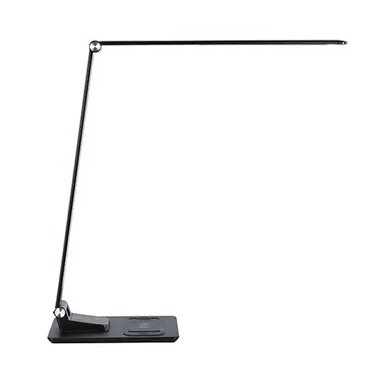 Nero LED Aluminum Light Lamp Wireless/USB Phone Charging Base Desk Table