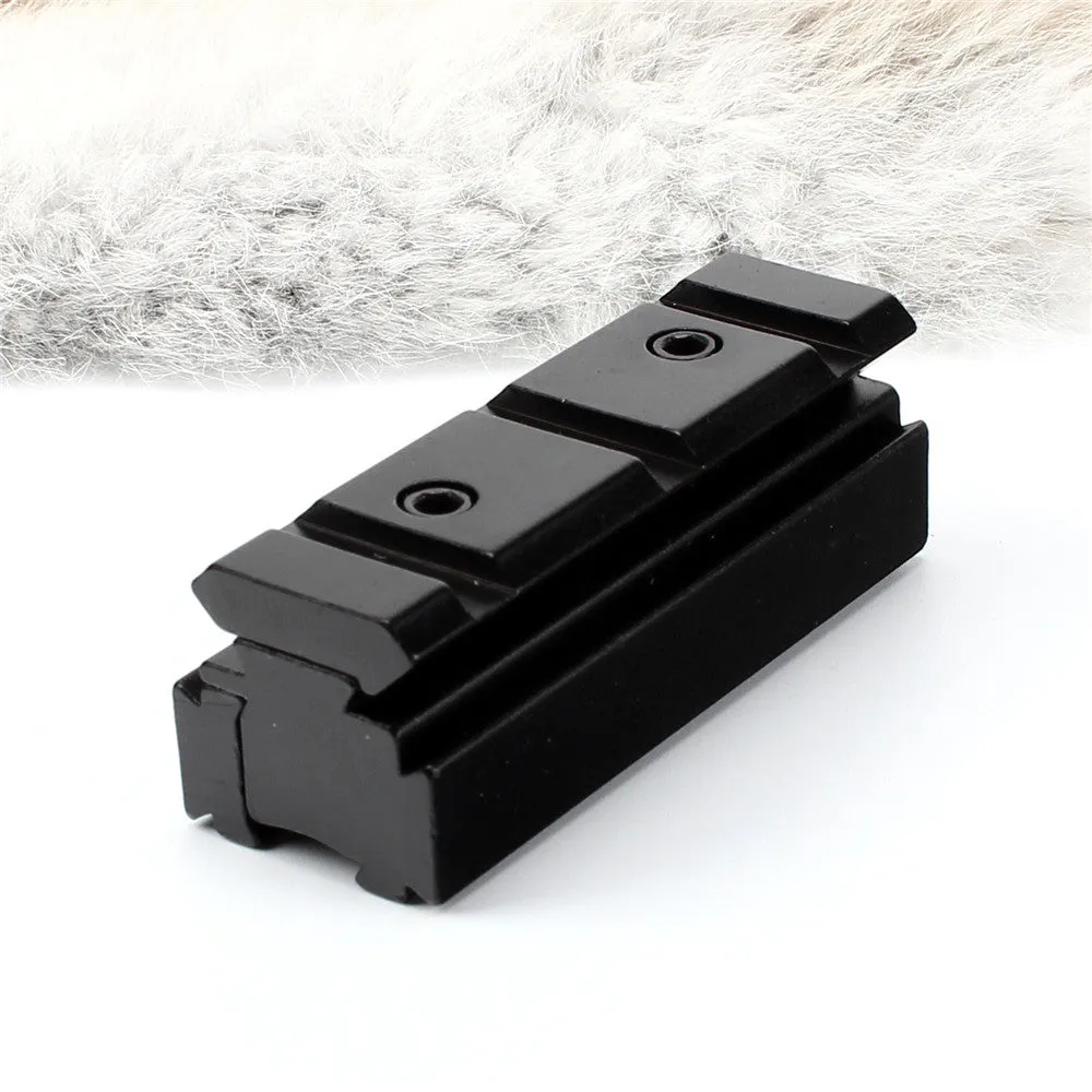 ohhunt Lot 11mm Dovetail Rail to 20mm Rail Converter Scope Mount Rifle Base With Three Dovetail Rails