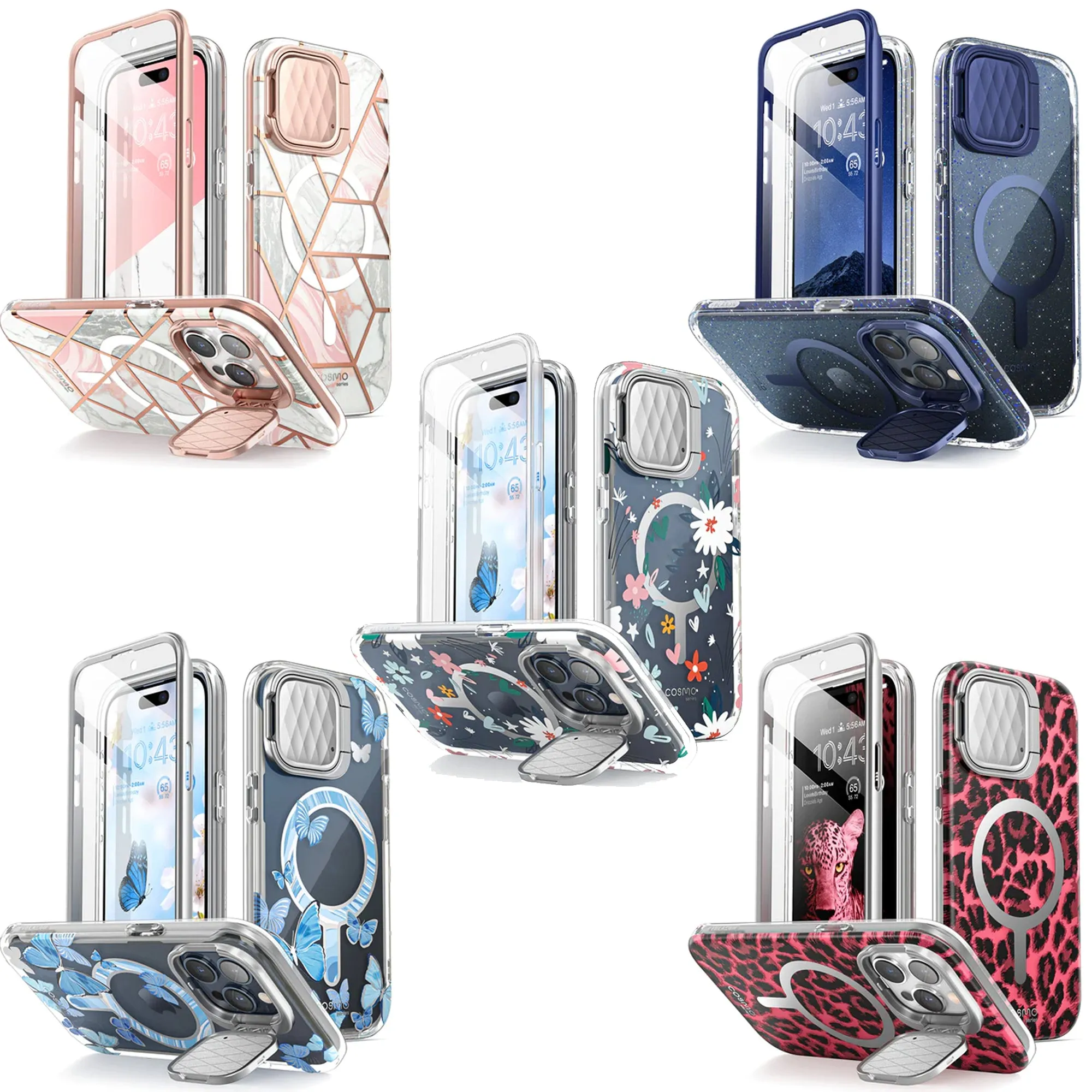 [ONLINE EXCLUSIVE] i-Blason Cosmo Mag Case for iPhone 15 Series with Built-in Screen Protector & Magsafe Compatible