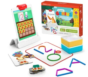 Osmo-Little Genius Starter Kit for iPad   Early Math Adventure-6 Educational Learning Games Ages 3-5-Counting, Shapes,Phonics & Creativity-