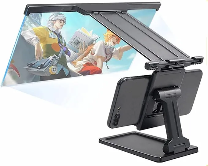 Phone Screen Magnifier, Detachable Mobile Phone Holder F12