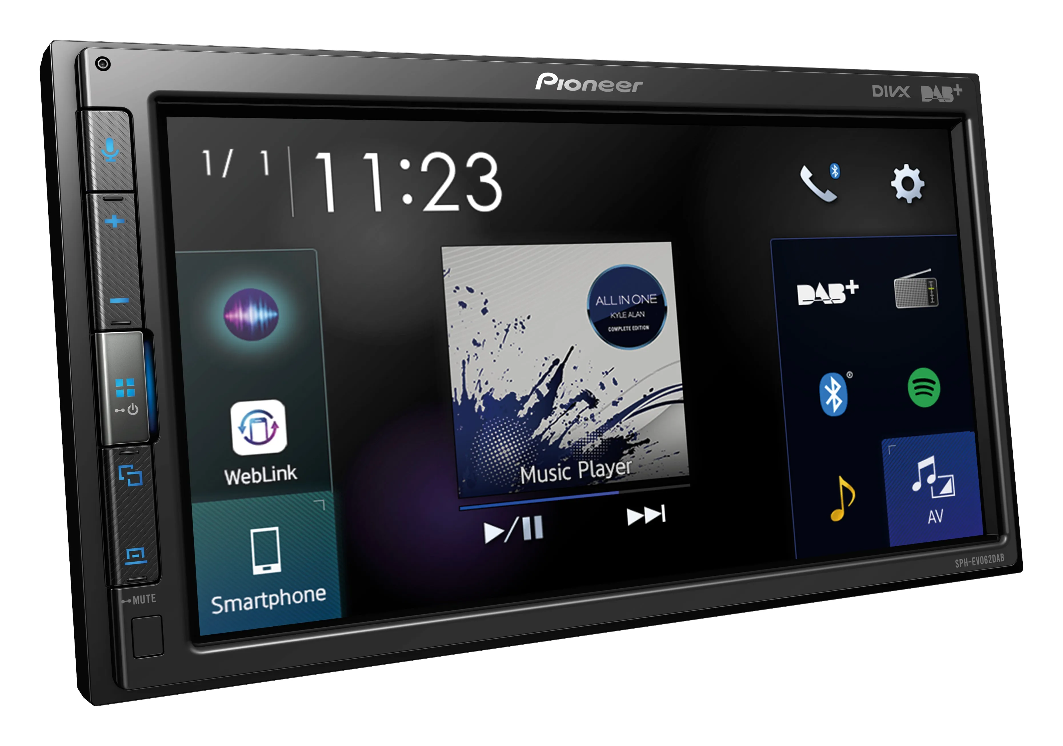 Pioneer SPH-EVO62DAB, automobilinė multimedija