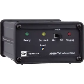 Pro Intercom AD950 Active Telephone Line Connection to Intercom Interface