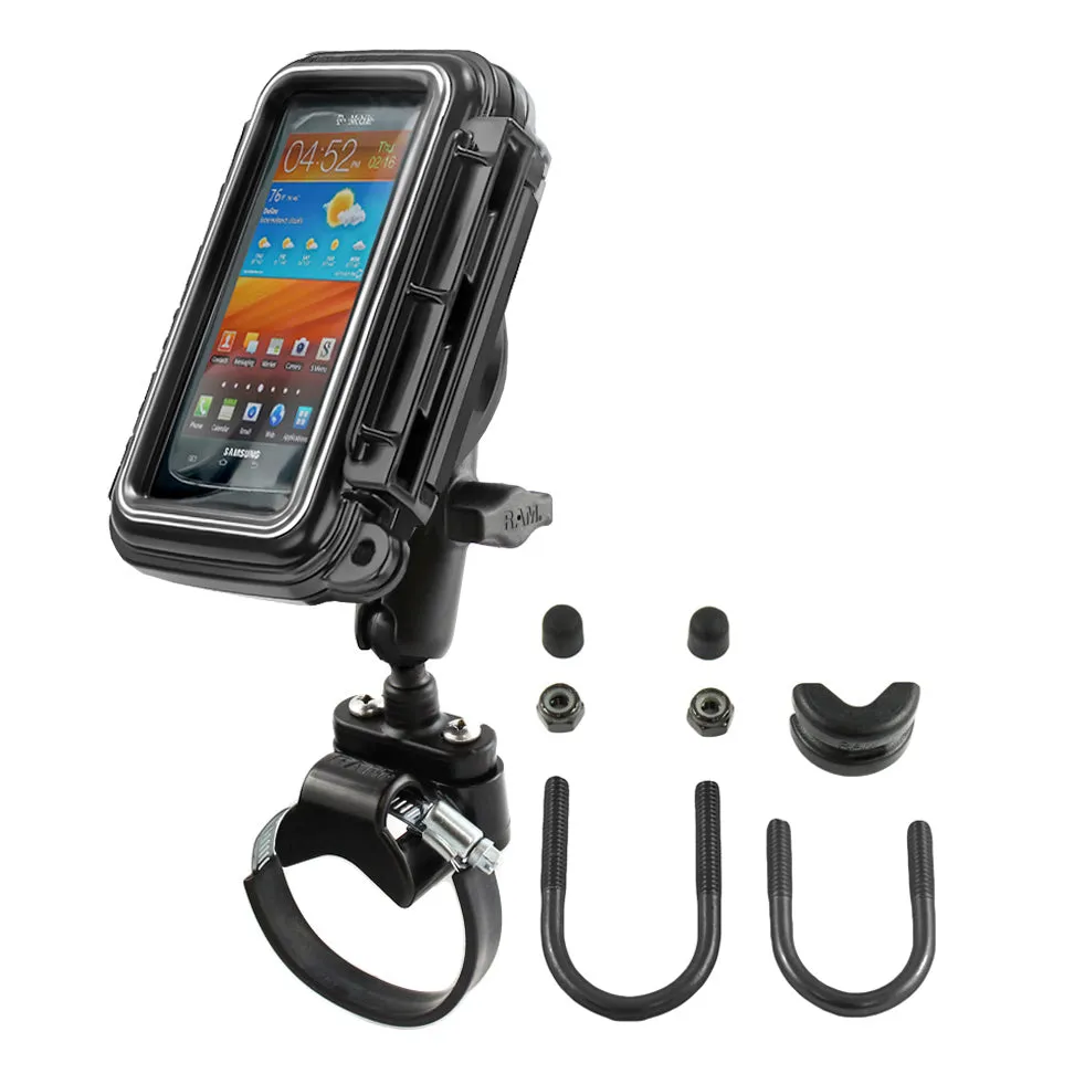 RAM® Aqua Box® ATV/UTV Rail Mount for Medium Devices