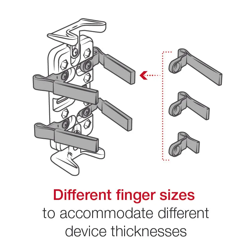 RAM® Fork Stem Mount with RAM® Finger-Grip™ GPS/Radio Holder