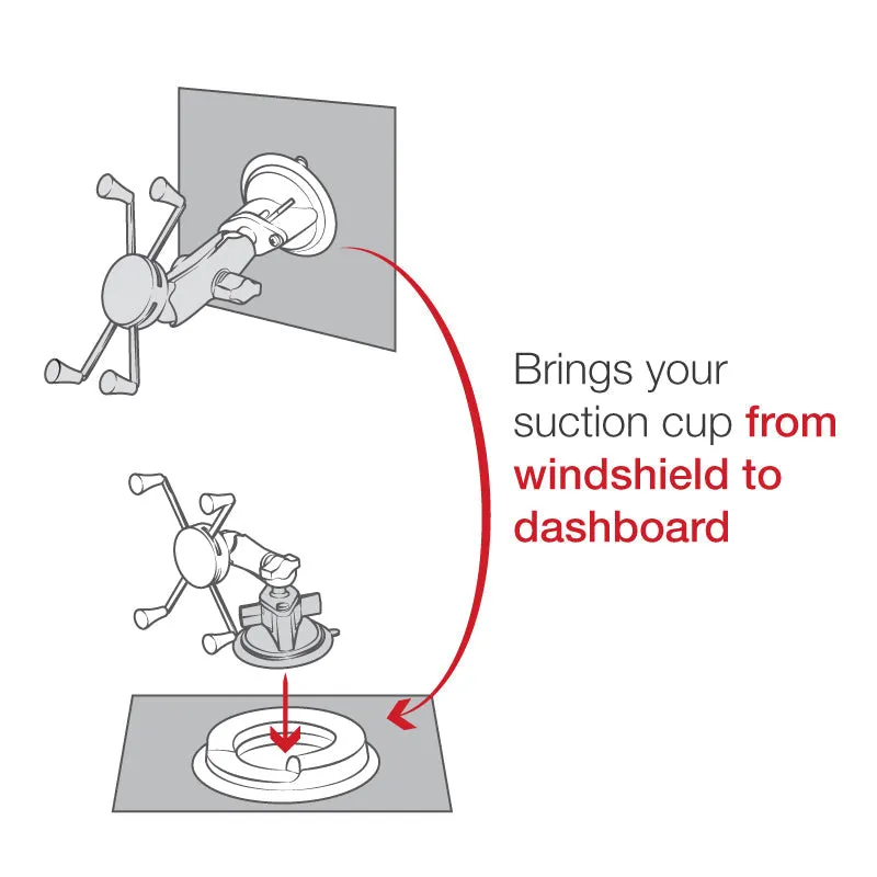 RAM® Portable Friction Dashboard Base