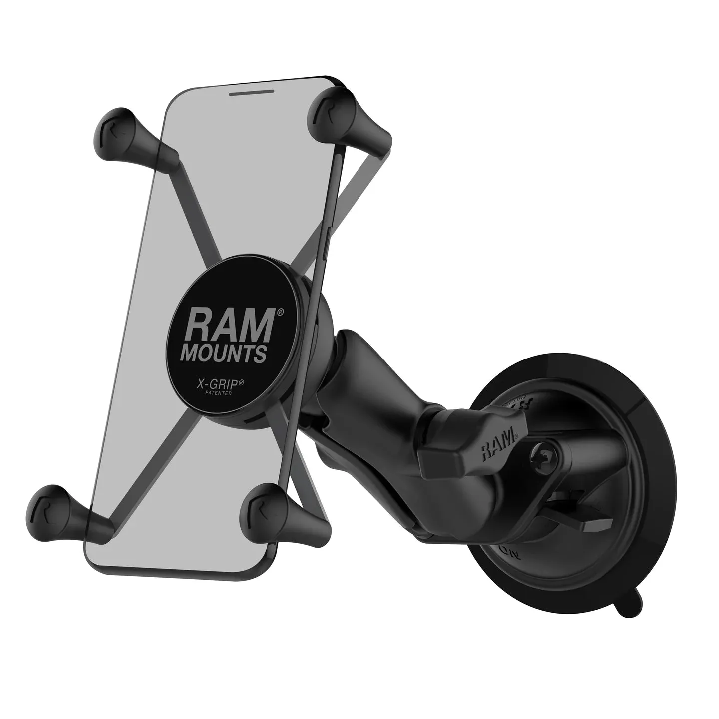 RAM Twist-Lock Suction Cup Mount with Universal X-Grip Phone/Phablet Cradle (RAM-B-166-UN10U)