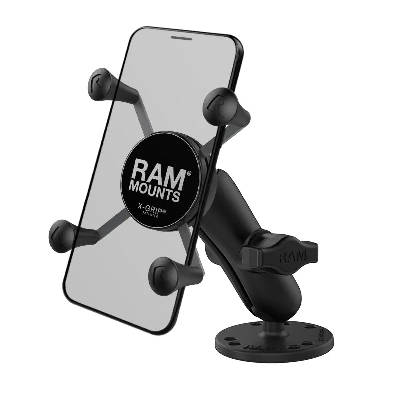 RAM® X-Grip® Phone Mount with Drill-Down Base