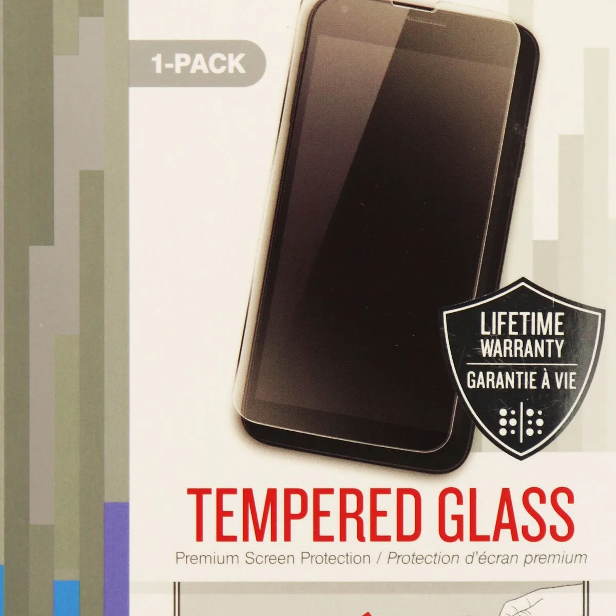 Random Order Tempered Glass Screen Protector for LG K3 Smartphone - Clear