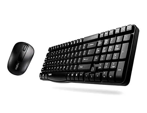 RAPOO X1800S WIRELESS KEYBOARD AND MOUSE COMBO BLACK