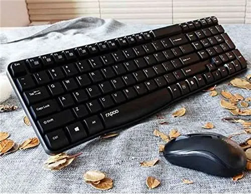 RAPOO X1800S WIRELESS KEYBOARD AND MOUSE COMBO BLACK