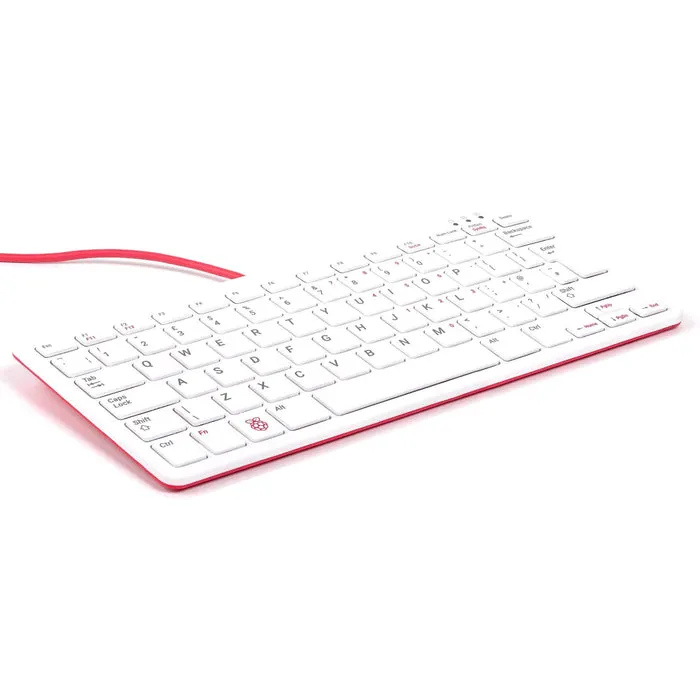 Raspberry Pi Keyboard - Red and White