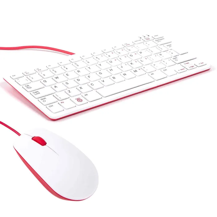 Raspberry Pi Keyboard - Red and White