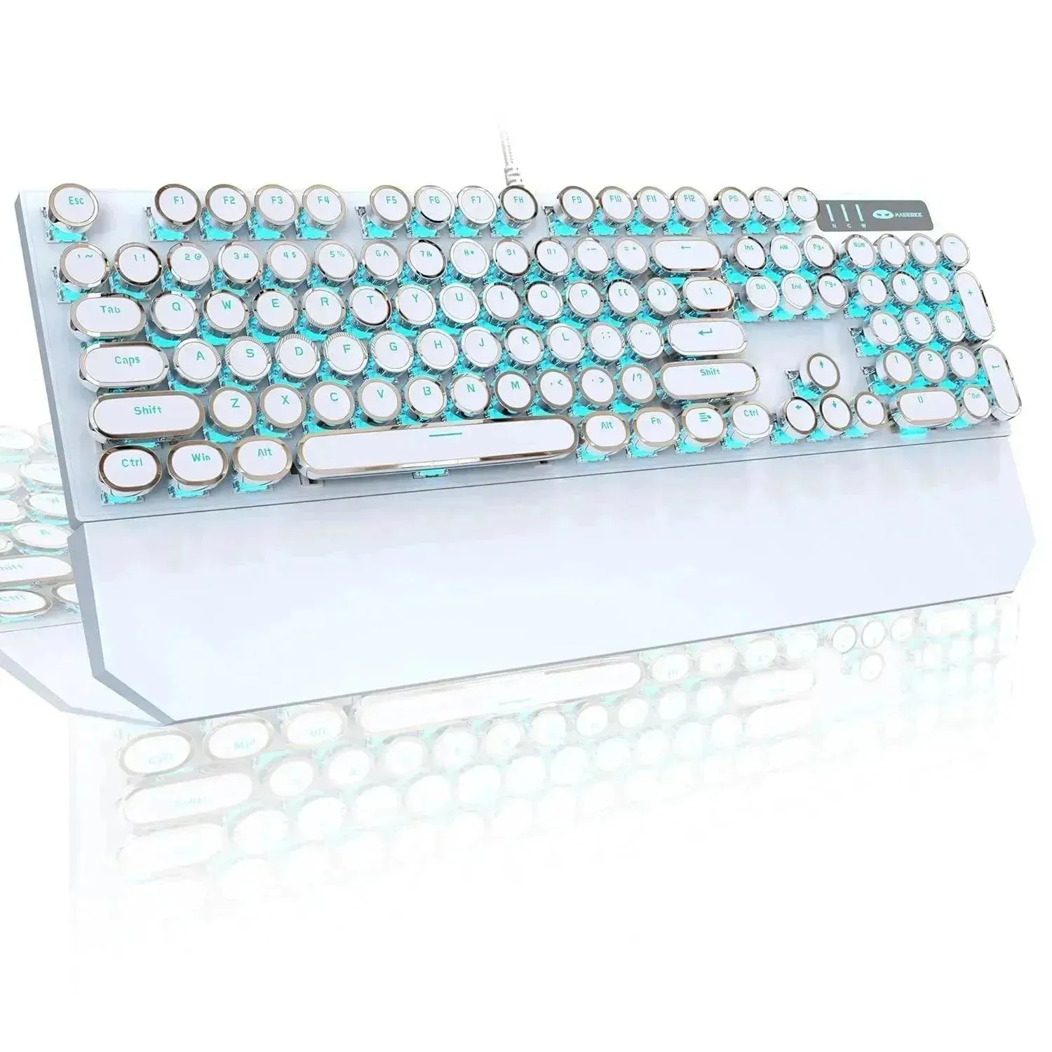 Retro-Style MageGee Mechanical Gaming LED Backlit Keyboard