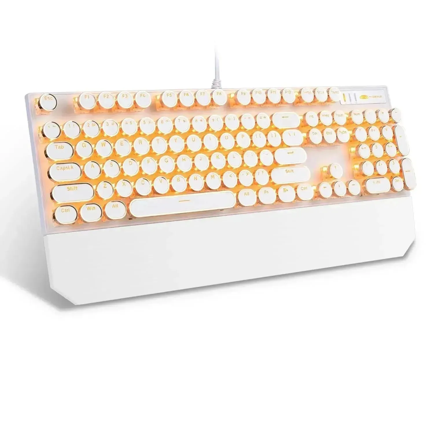 Retro-Style MageGee Mechanical Gaming LED Backlit Keyboard