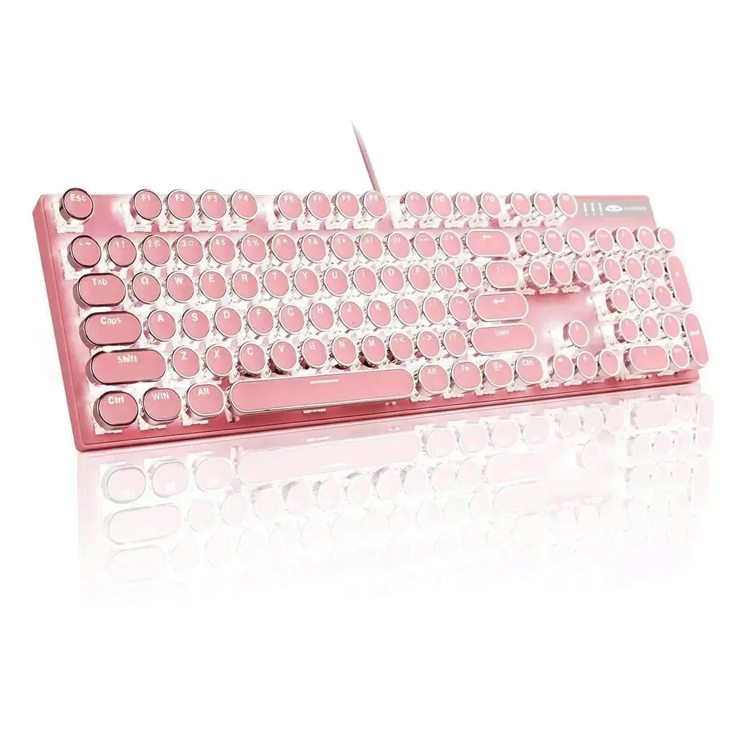 Retro-Style MageGee Mechanical Gaming LED Backlit Keyboard