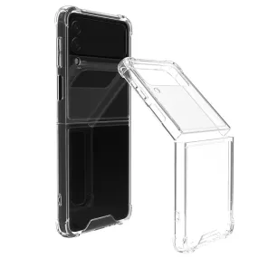 REXOM Clear Phone Case for SM Z Flip 3, Transparent