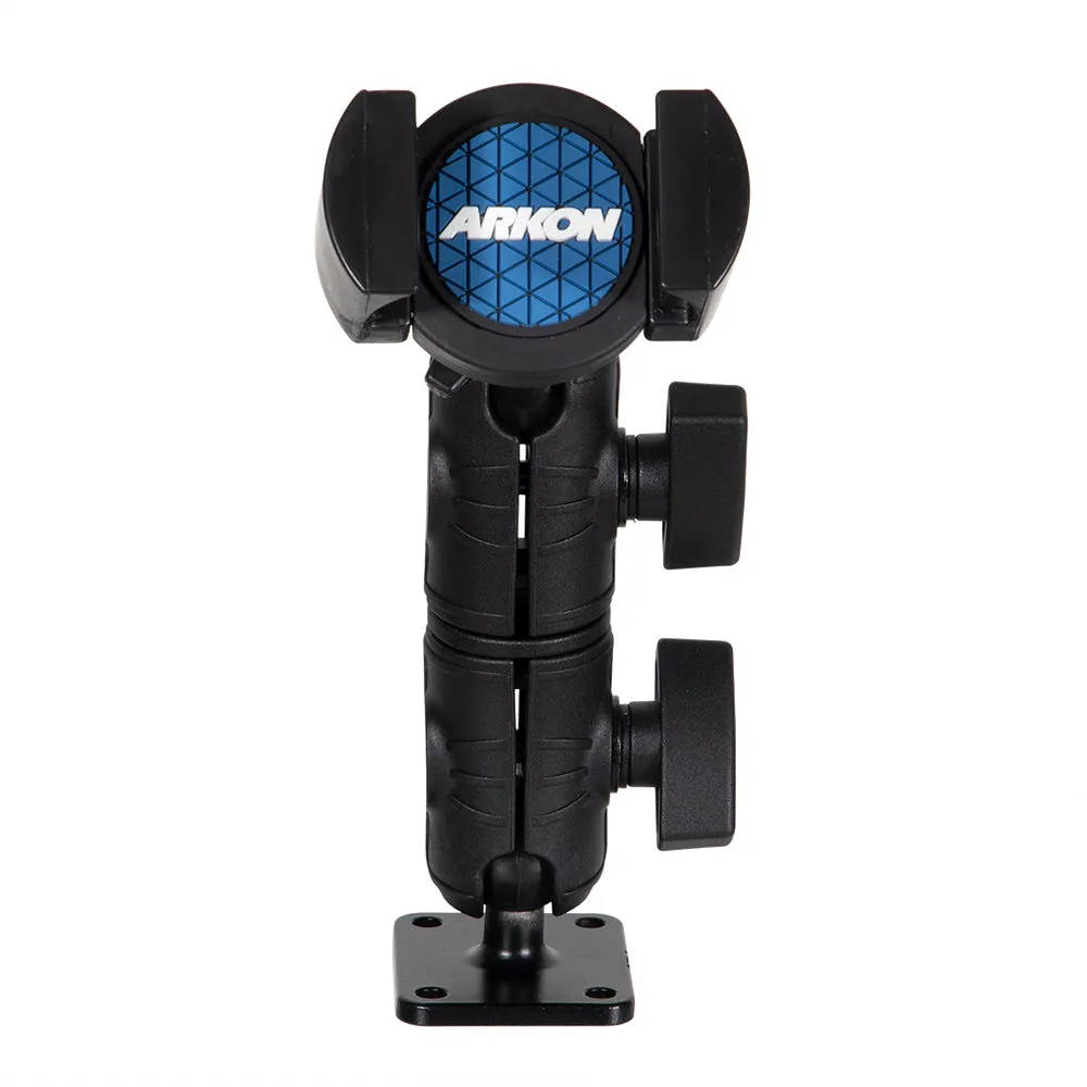 RoadVise® Holder with Double Socket Arm and Drill-Base Mount