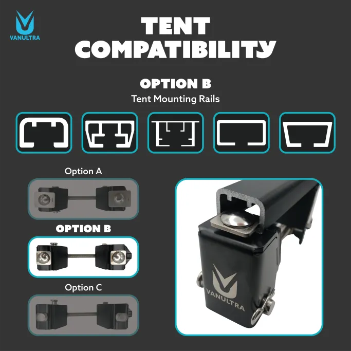 Roof Top Tent Quick Release Mounts