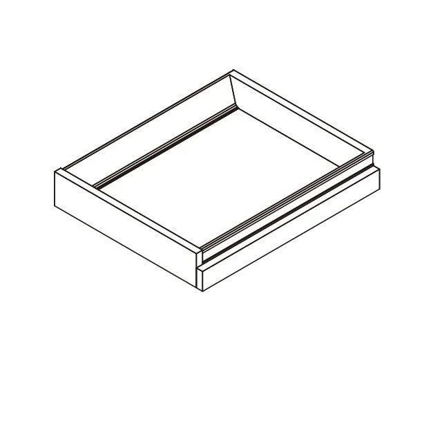 RTA - Glossy White - Roll Out Tray - Base Cabinet | 24" W