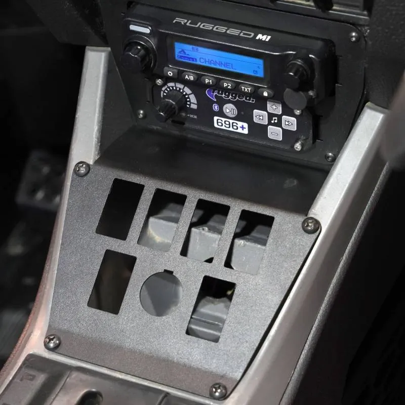 Rugged Radios Lower Accessory Panel - Jack Mount - Polaris RZR PRO XP/RZR Turbo R/RZR PRO R Dash Mount Radio/Intercom