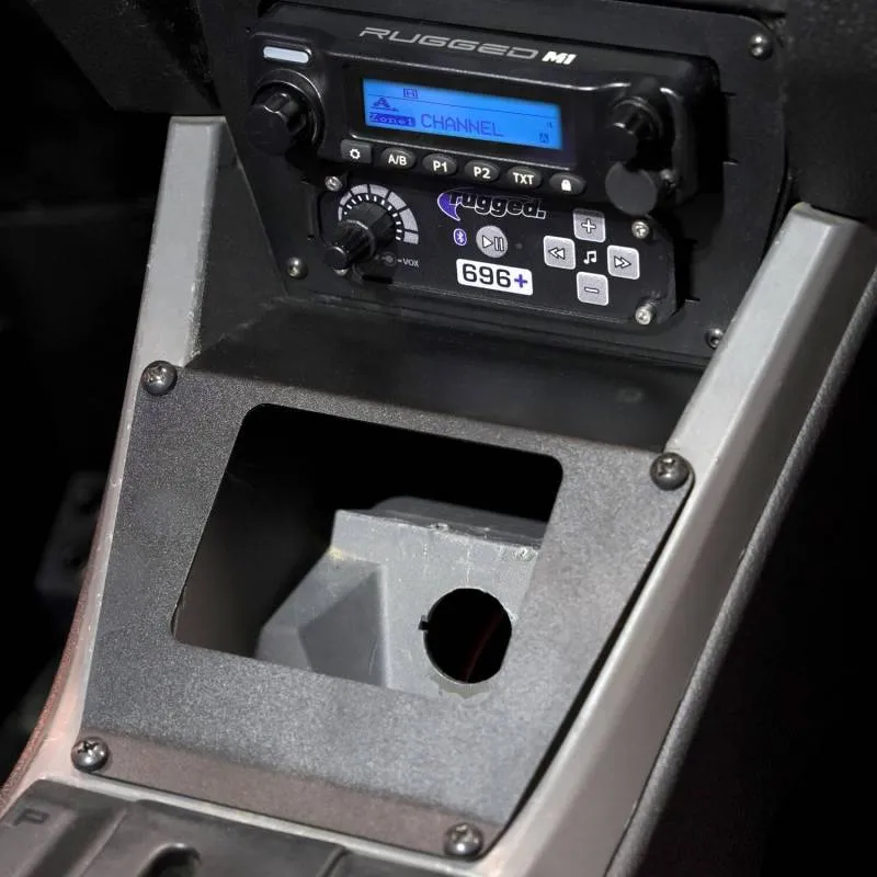 Rugged Radios Lower Accessory Panel - Jack Mount - Polaris RZR PRO XP/RZR Turbo R/RZR PRO R Dash Mount Radio/Intercom