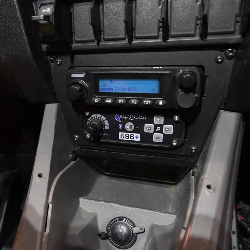 Rugged Radios Polaris RZR PRO XP, RZR Turbo R, and RZR PRO R Dash Mount Radio and Intercom - Rugged Radios M1/RM45/RM60/GMR45