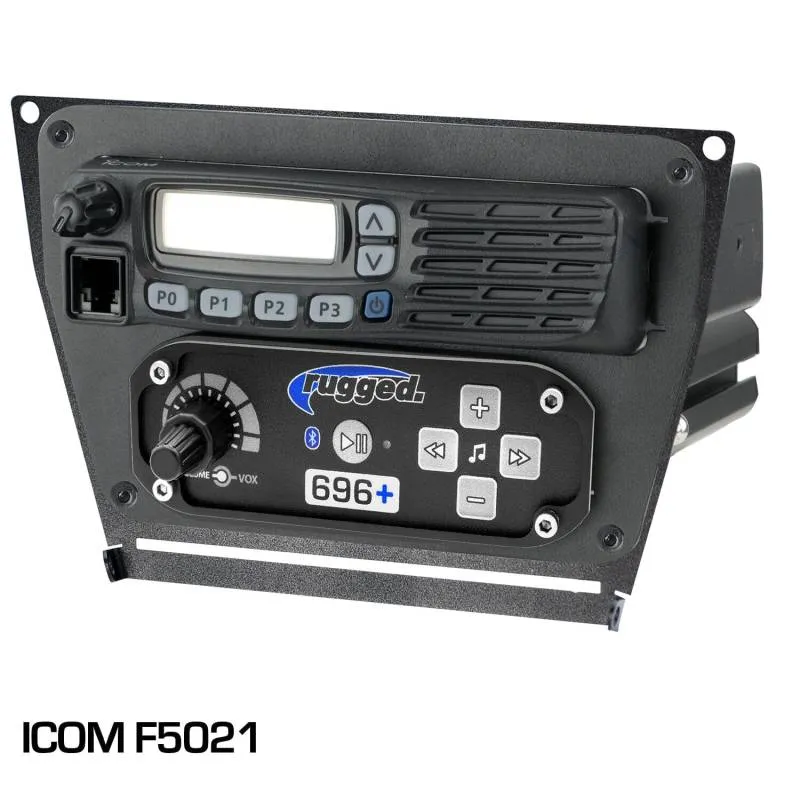 Rugged Radios Polaris RZR PRO XP, RZR Turbo R, and RZR PRO R Dash Mount Radio and Intercom - Rugged Radios M1/RM45/RM60/GMR45