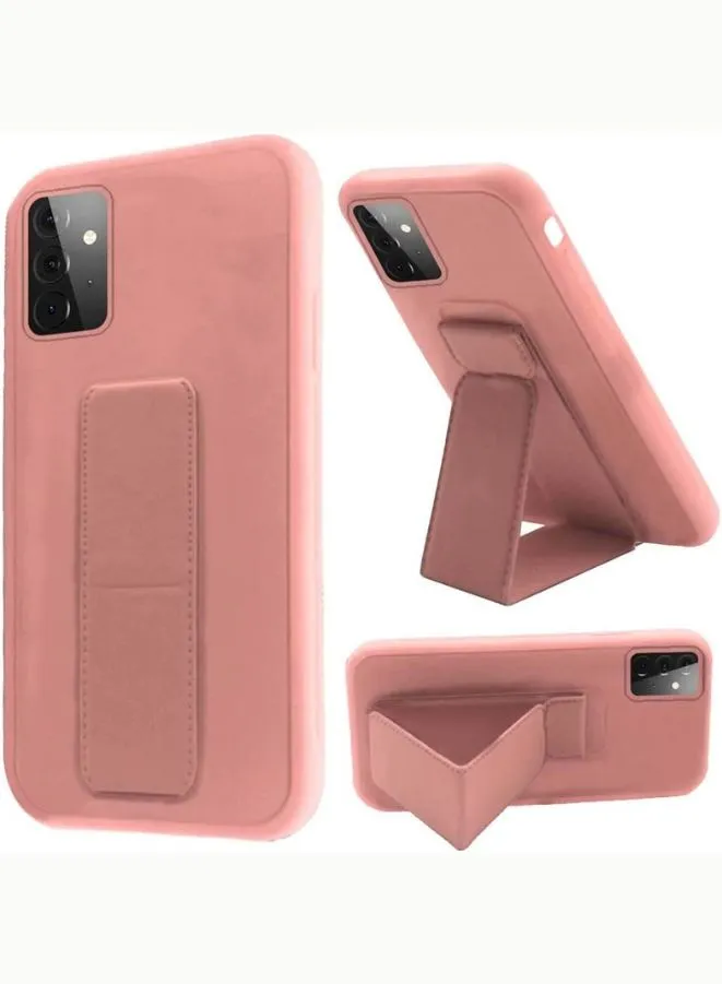 SAMSUNG GALAXY A33 5G Fully Covered With Finger Grip Stand Holder Anti Slip Shockproof Protective Case Cover