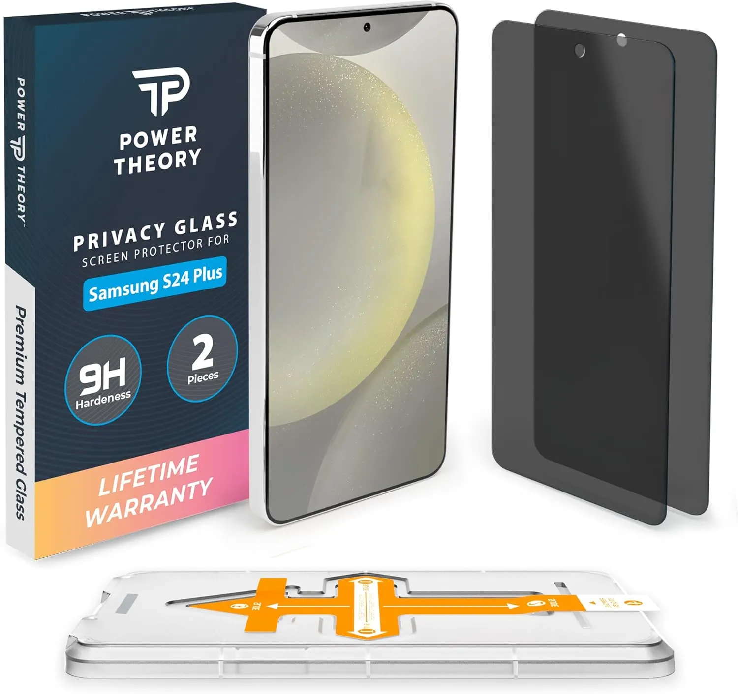 Samsung Galaxy  S24 Plus Tempered Glass Privacy Screen Protector Benefitting The American Cancer Society [2-Pack]