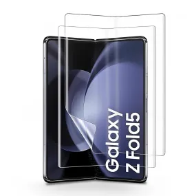 Samsung Galaxy Z Fold 5 Screen Protector | Flexible TPU Film Screen Guard | 2 Pack