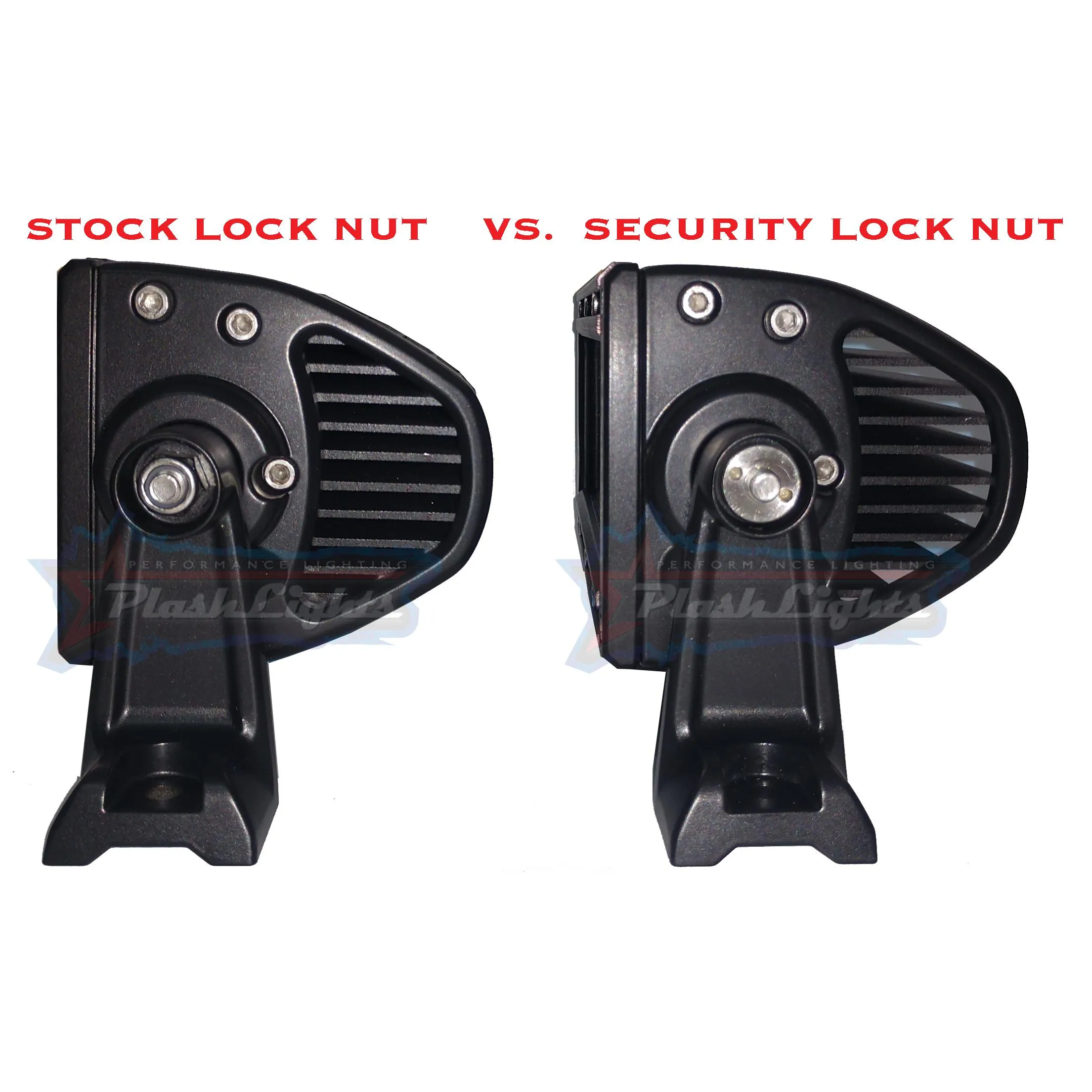 Security Lock Nuts for XX-Series Light Bar with Key