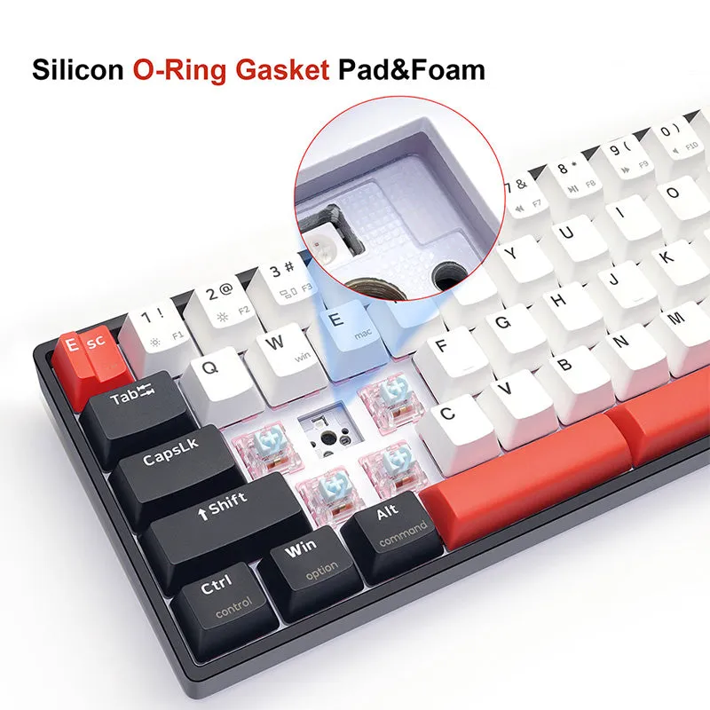 SKYLOONG GK61 QMK/VIA Wireless Mechanical Keyboard