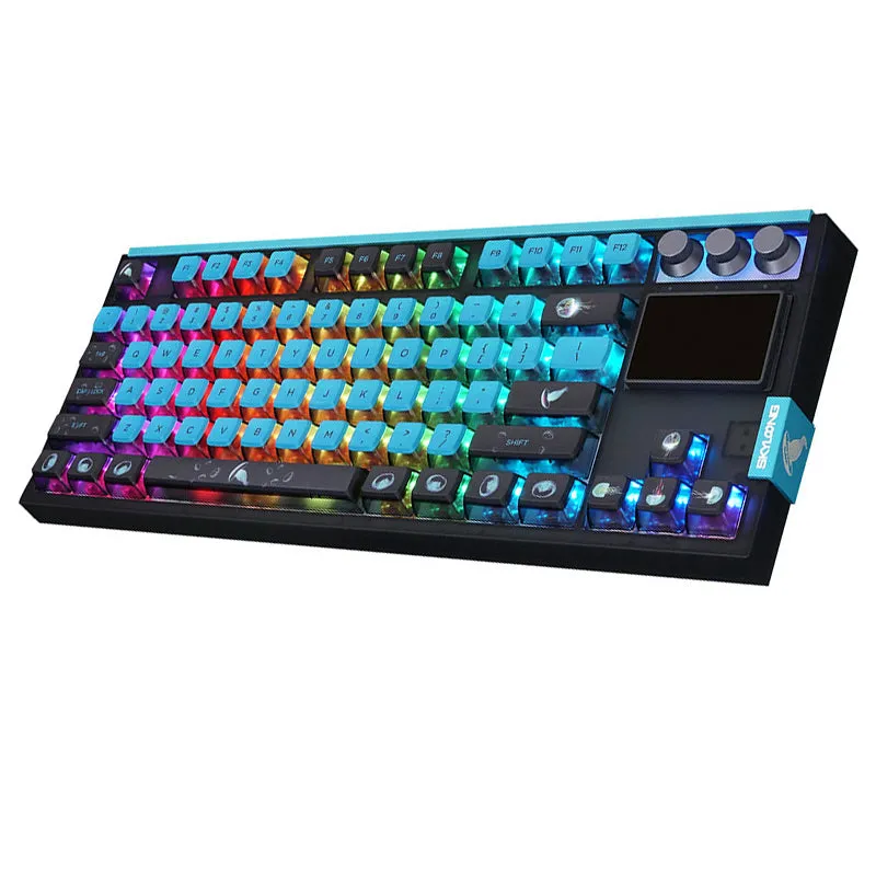 SKYLOONG GK87 Pro Spartan Wireless Mechanical Keyboard with TFT Screen