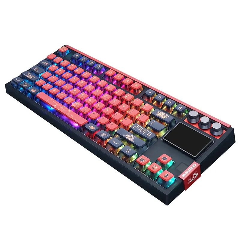 SKYLOONG GK87 Pro Spartan Wireless Mechanical Keyboard with TFT Screen