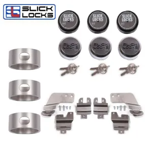 Slick Locks - 2015-2021 Ford Full Size Transit Double Sliding Doors Complete Turn Key Kit