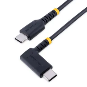 Startech.Com 1Ft (30Cm) Usb C Charging Cable Right Angle, 60W Pd 3A, Heavy Duty Fast Charge Usb-C Cable, Usb 2.0 Type-C,