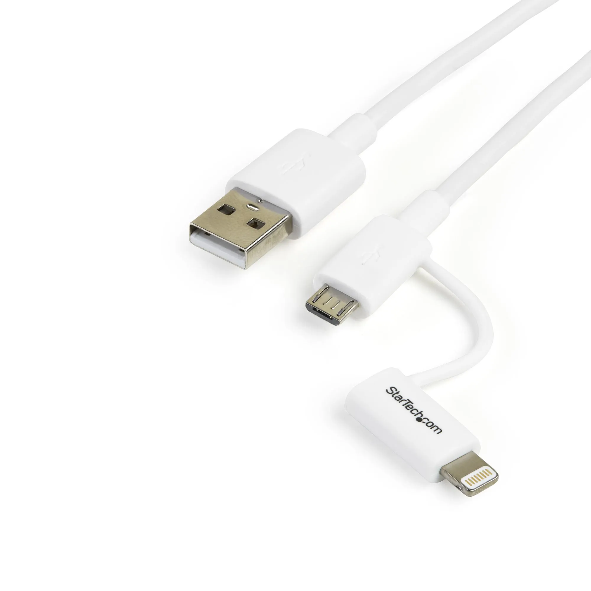 Startech.Com Cable - Apple Lightning/Micro Usb/Usb - 1 M