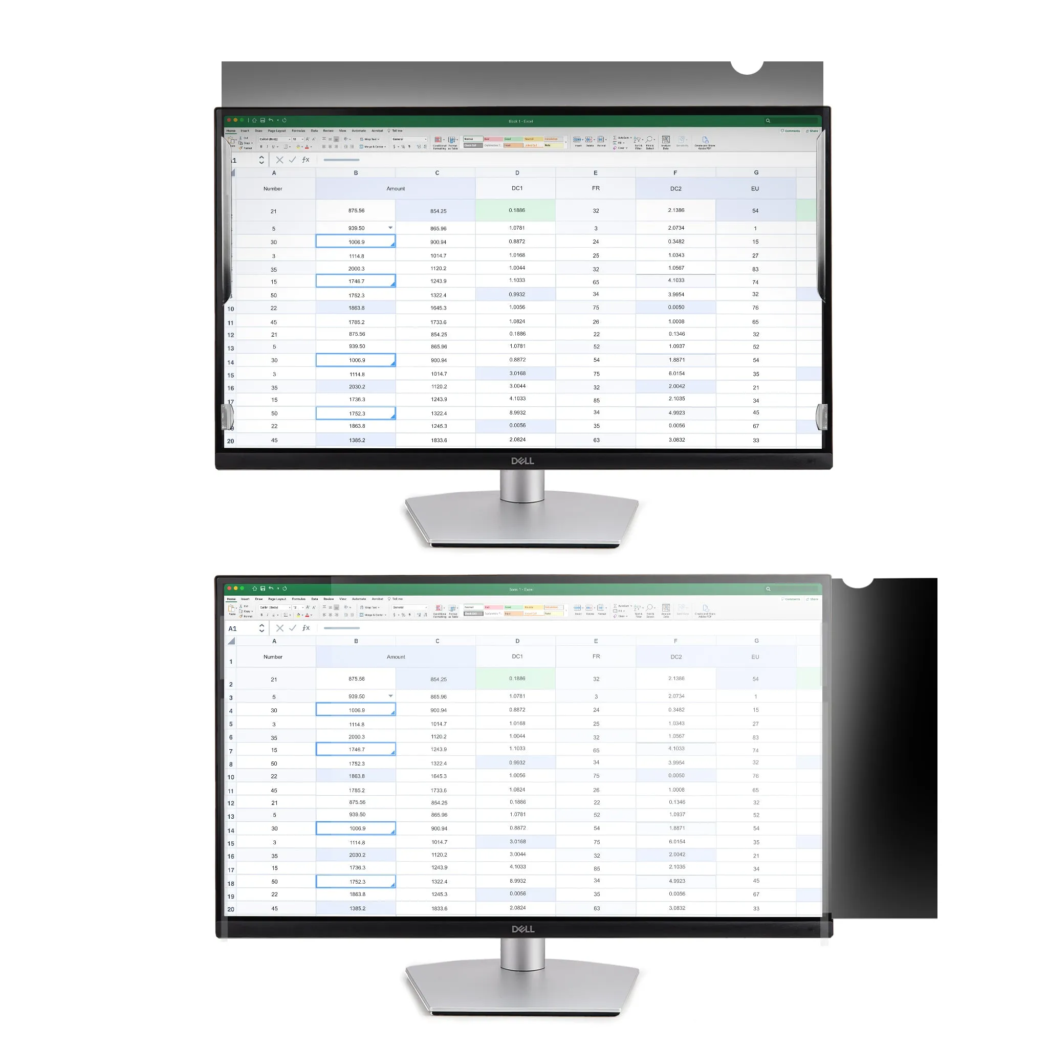 Startech.Com Monitor Privacy Screen For 23.8 Inch Pc Display, Computer Screen Security Filter, Blue Light Reducing Scree