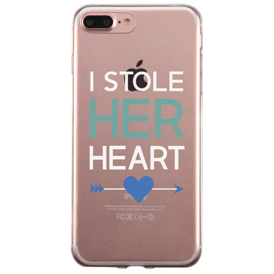 Stealing Heart Couple Matching Phone Cases Perfect Valentine's Gift