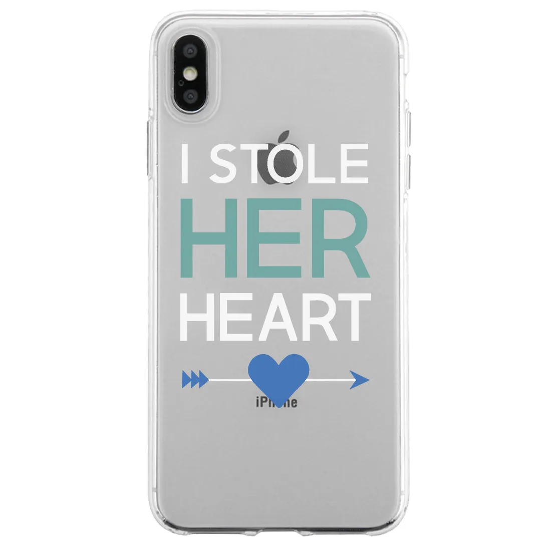 Stealing Heart Couple Matching Phone Cases Perfect Valentine's Gift