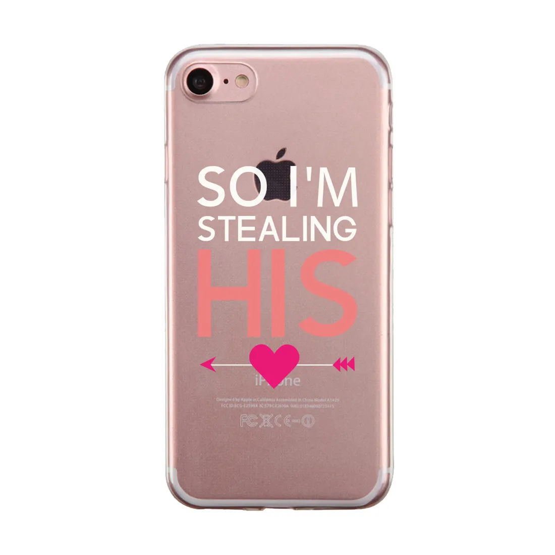 Stealing Heart Couple Matching Phone Cases Perfect Valentine's Gift