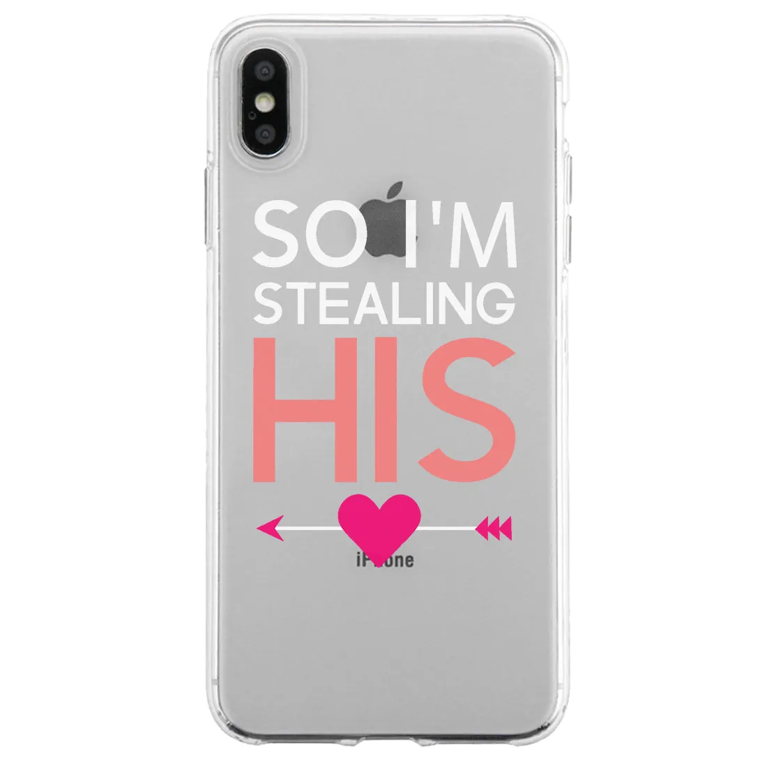 Stealing Heart Couple Matching Phone Cases Perfect Valentine's Gift