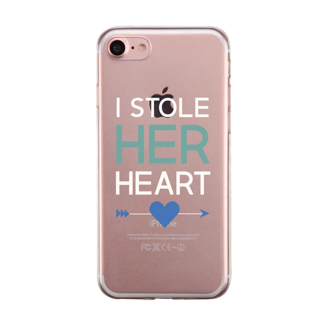 Stealing Heart Couple Matching Phone Cases Perfect Valentine's Gift