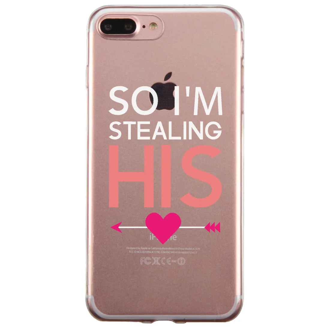 Stealing Heart Couple Matching Phone Cases Perfect Valentine's Gift