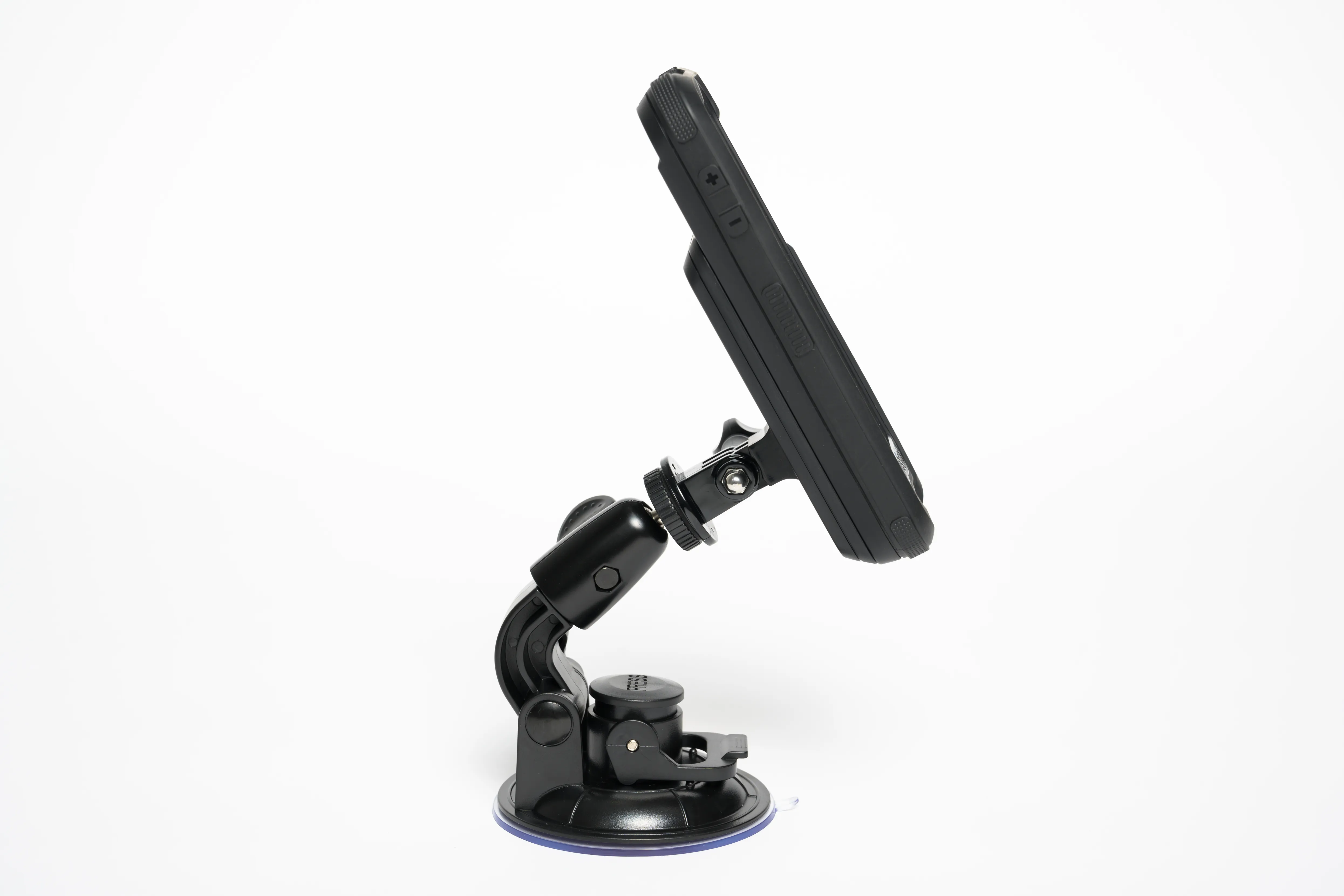 Suction cup mount for Kyocera smartphone with universal connector